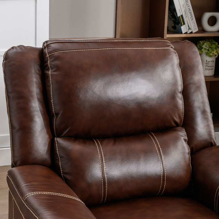 Cowhide recliners for discount sale